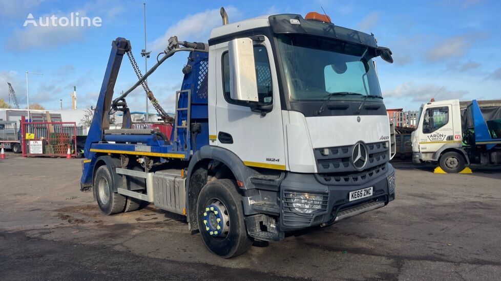 Mercedes-Benz AROCS 1824 BLUETEC 6 skip loader truck