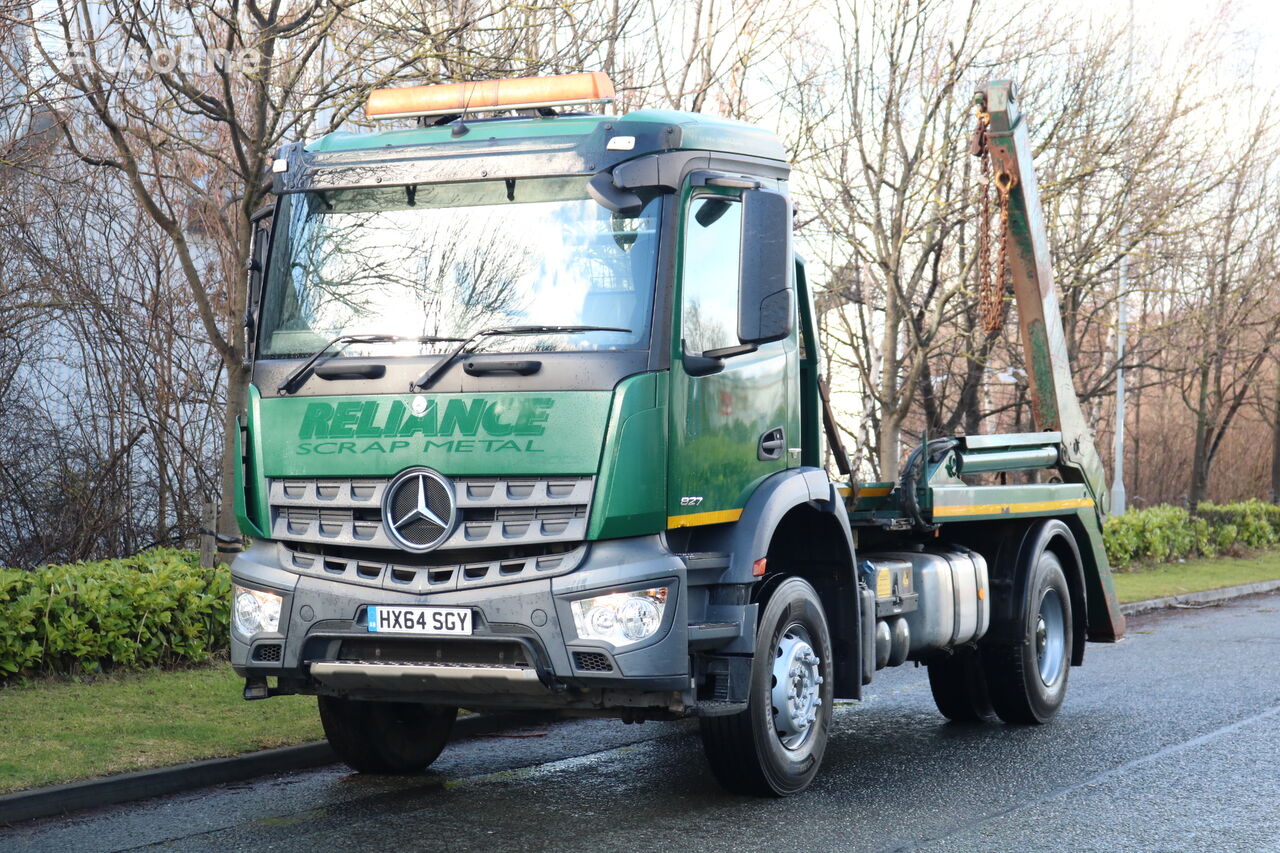 бункеровоз Mercedes-Benz AROCS 1827 MULTIFLIFT SKIP LOADER (2014)