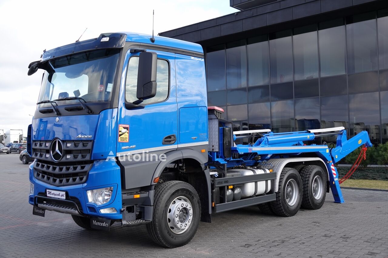 вантажівка бункеровоз Mercedes-Benz AROCS 2645 / 6X4 / BRAMOWIEC / MEILLER / MANUAL / EURO 6 / SPROW