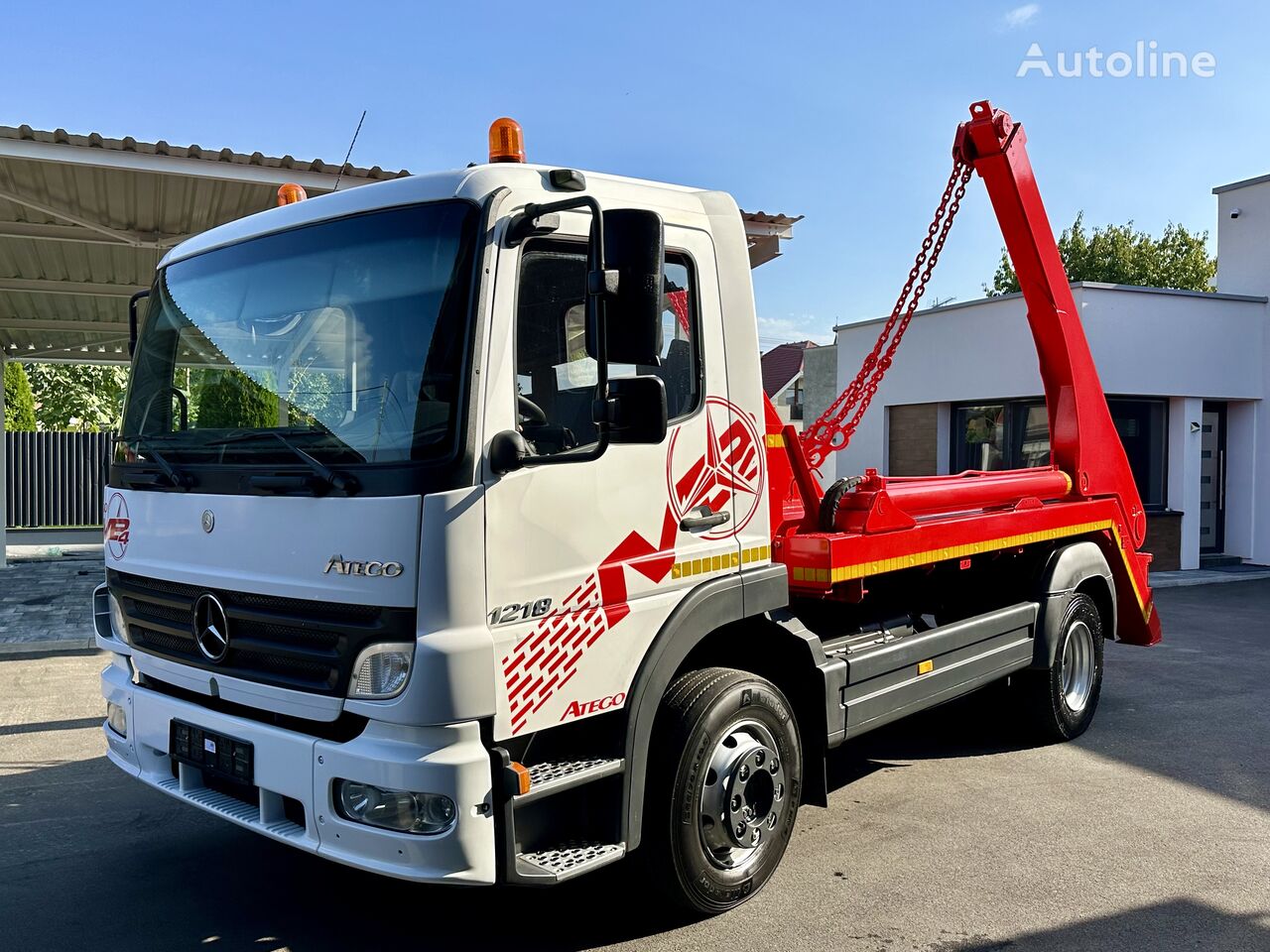 Mercedes-Benz ATEGO  skip loader truck