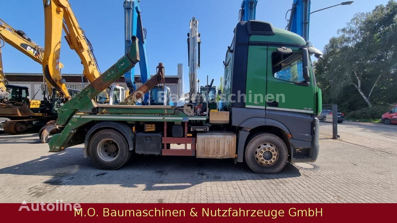 camion utilaj ridicare container gunoi Mercedes-Benz Actros 1846