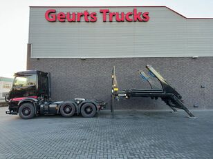 Mercedes-Benz Actros 2745 TREKKER MET AFZETSYSTEEM HYVA PORTAALARM/ABSETZKIPPE skip loader truck