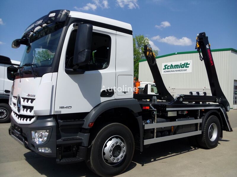 Mercedes-Benz Antos 1840 L  skip loader truck