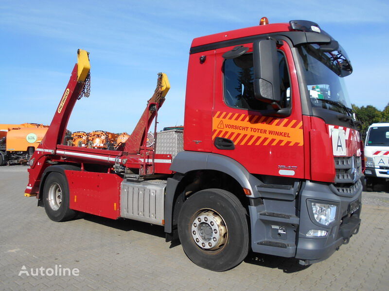 Mercedes-Benz Arocs 1840 L skip loader truck