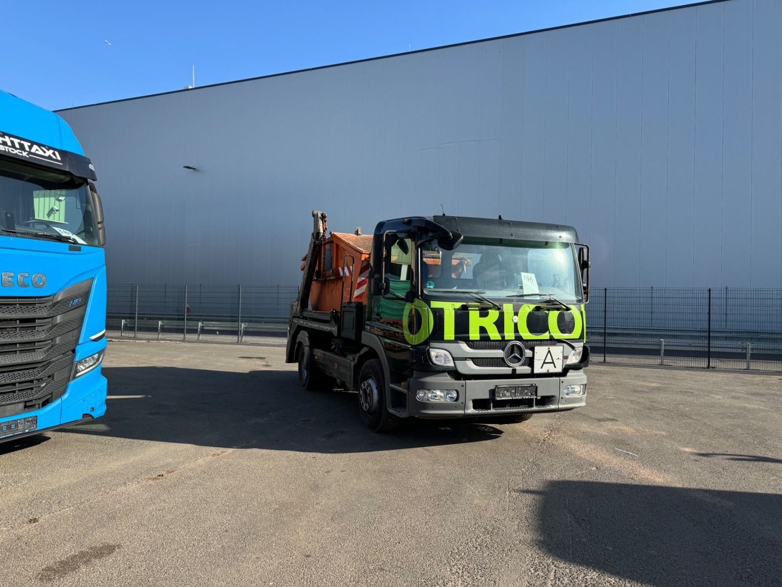 اسکیپ لودر Mercedes-Benz Atego 1222 Meiller Skip loader