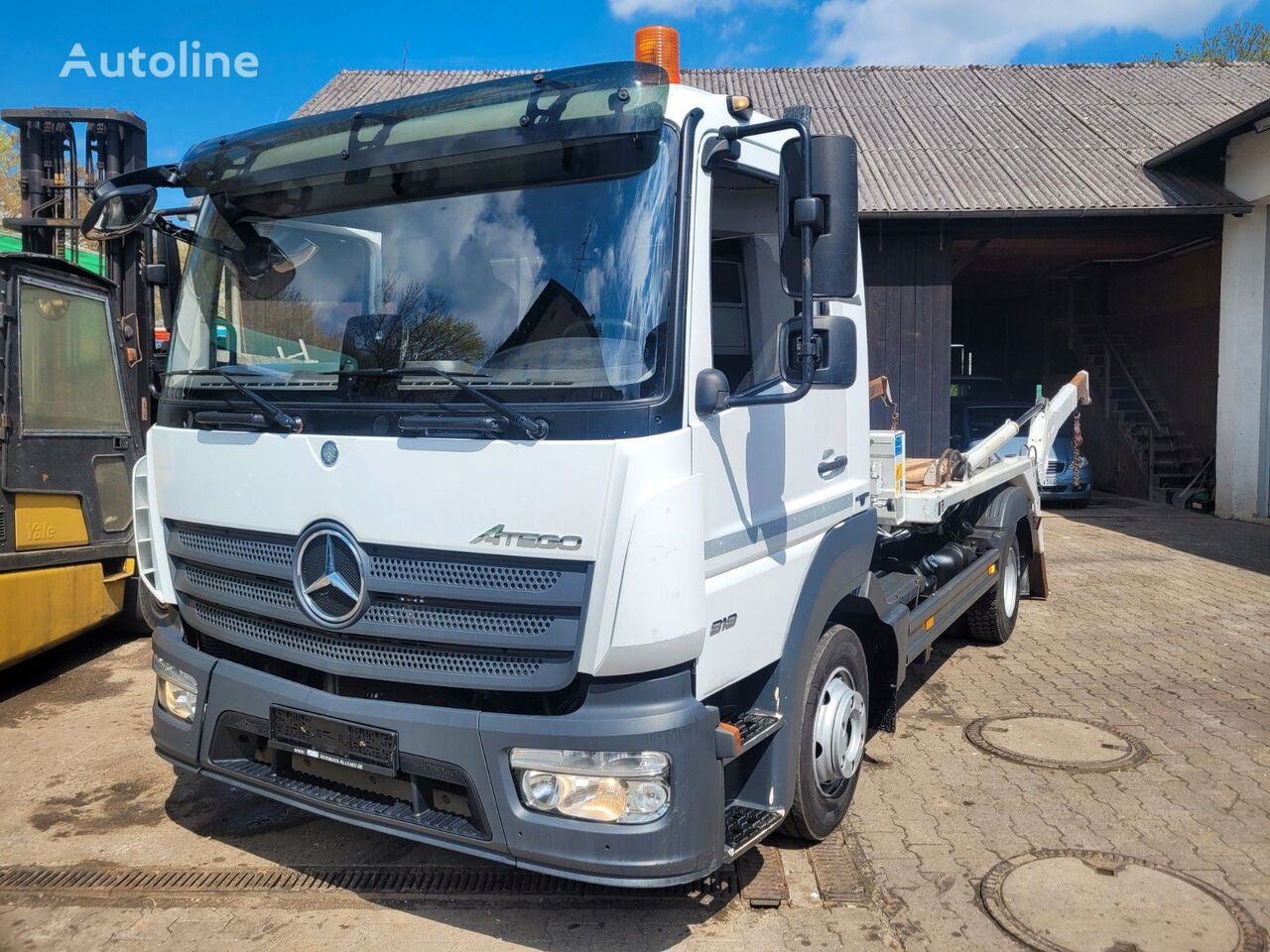 Mercedes-Benz Atego 818 Skip loader skip loader truck