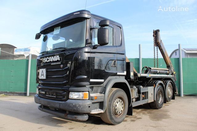 Scania G 450  konténerszállító teherautó