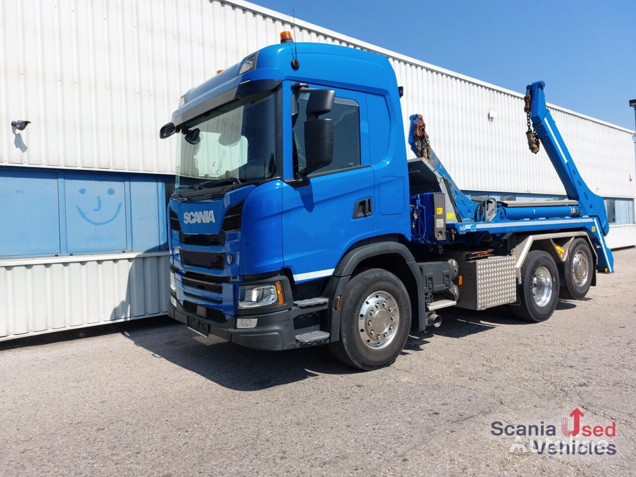 Scania G 450 B6x2*4NA MEILLER AK 16 MTG Absetzkipper camión portacontenedores