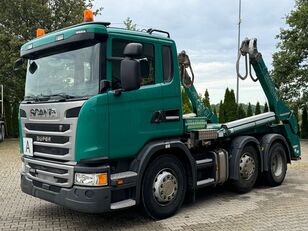 náklaďák ramenový nosič kontejnerů Scania G450 6X2/4 BRAMOWIEC GERGEN TAK VL ADONIS