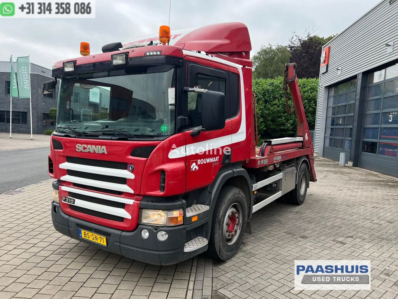 Scania P 310 DB4X2HNZ RETARDER* STEEL SPRING* portaalarmsysteem truck