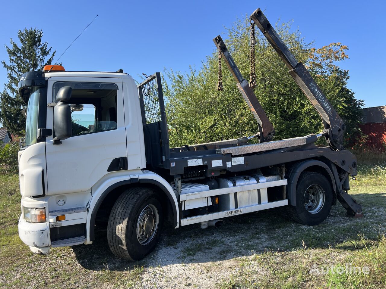 Scania P 360 Absetz kipper liftdump lastebil