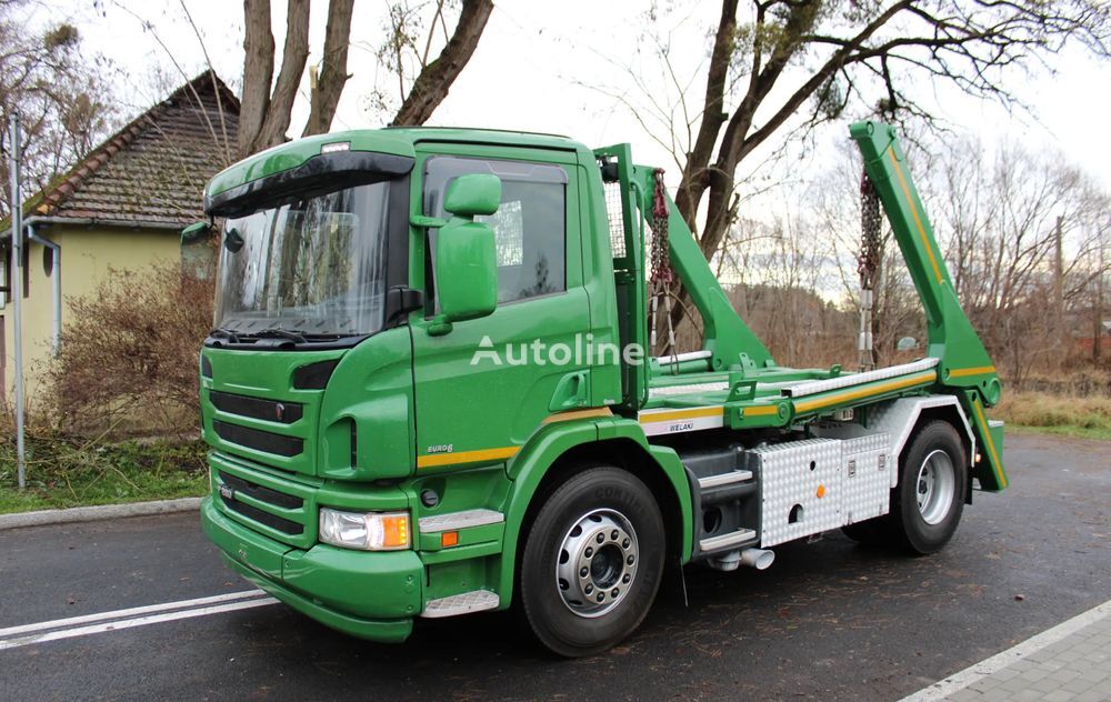 Scania P280 skip loader truck