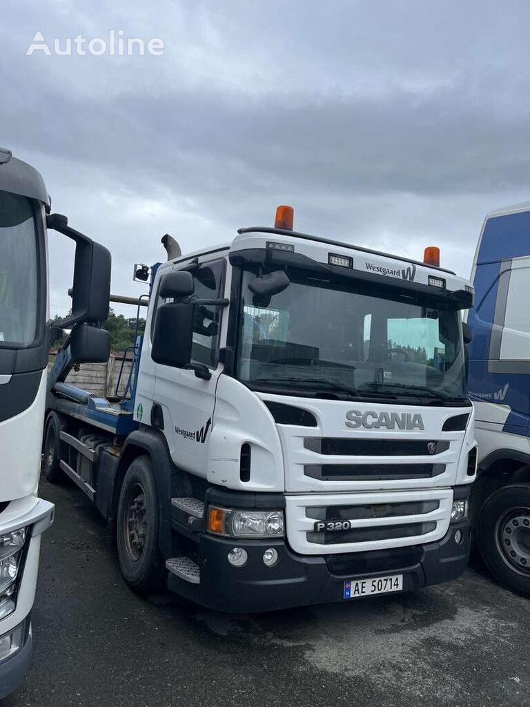 Scania P320 skip loader truck