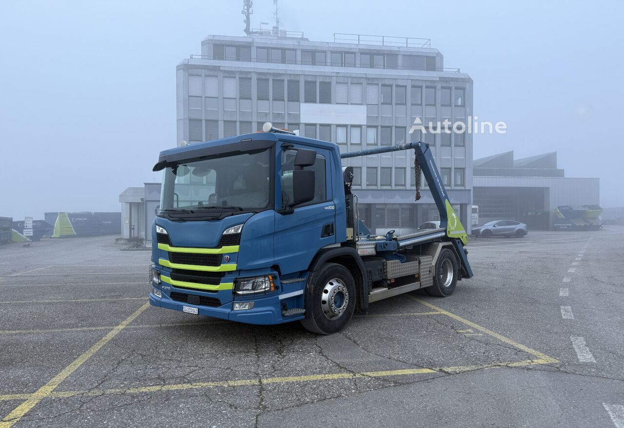 Scania P370 / 4x2 Welaki / Swiss-Vehicle skip loader truck - Autoline