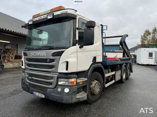 Scania P400  skip loader truck