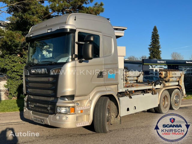 camion multibenne Scania R 580 LB6x24MSA Gergen Silosteller