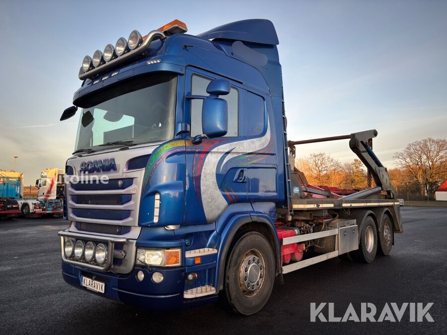 Scania R500 skip loader truck