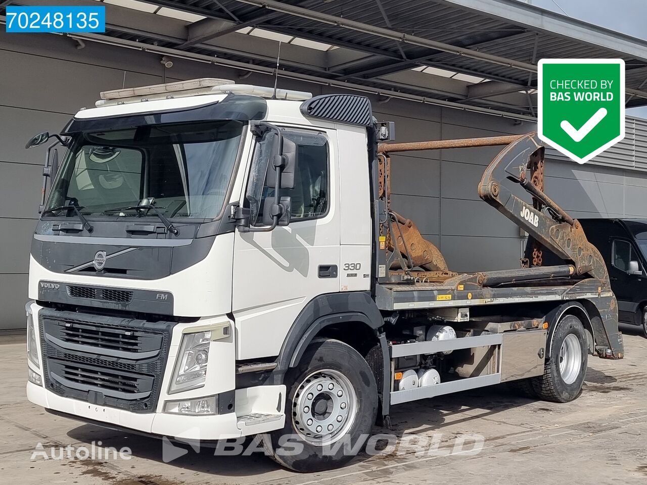 Volvo FM 330 4X2 Euro 6 Joab Aufbau skip loader truck