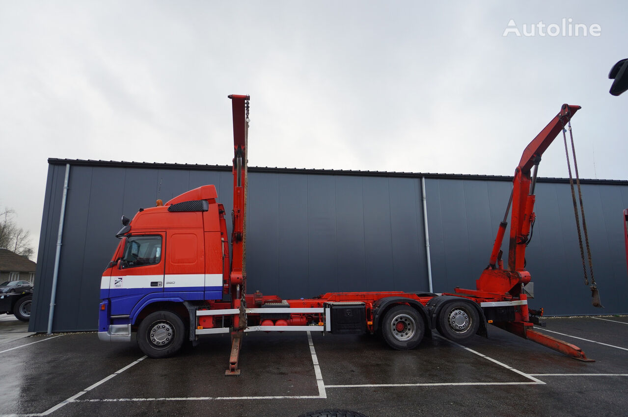 camião multibenne Volvo FM360 6X2 SIDE LOADER FOR 20FT CONTAINER