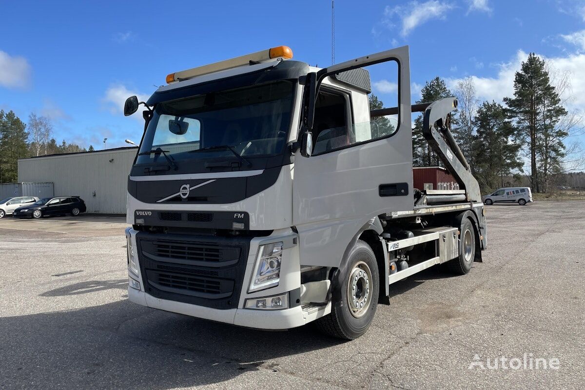 Volvo FM370 skip loader truck