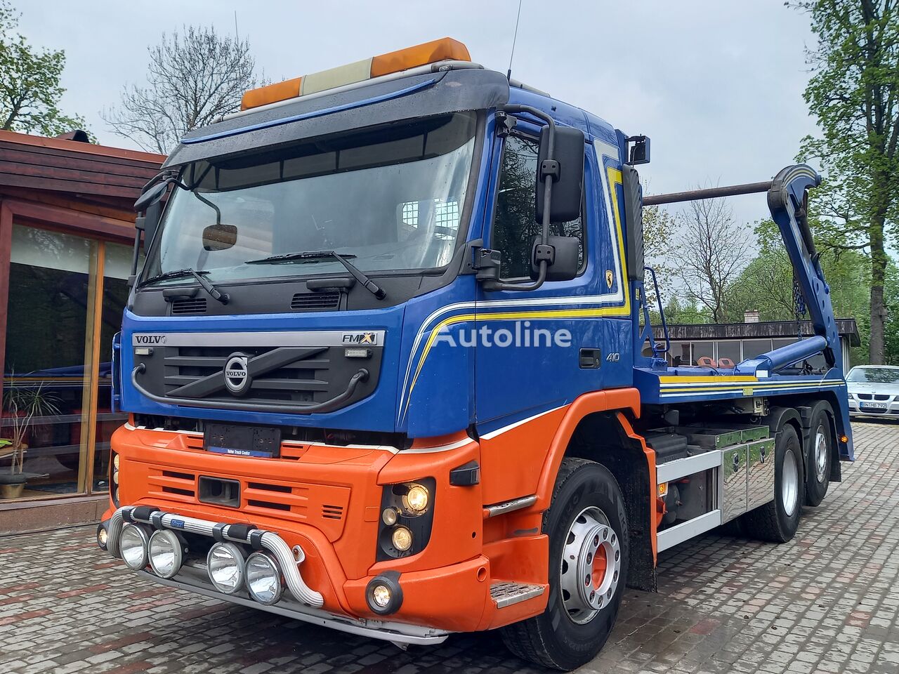 شاحنة نقل المخلفات Volvo FMX 410, FOR 2 CONTAINER, RETARDER - Autoline