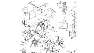 компрессор кондиционера D45080062 для зерноуборочного комбайна Massey Ferguson  MF 30