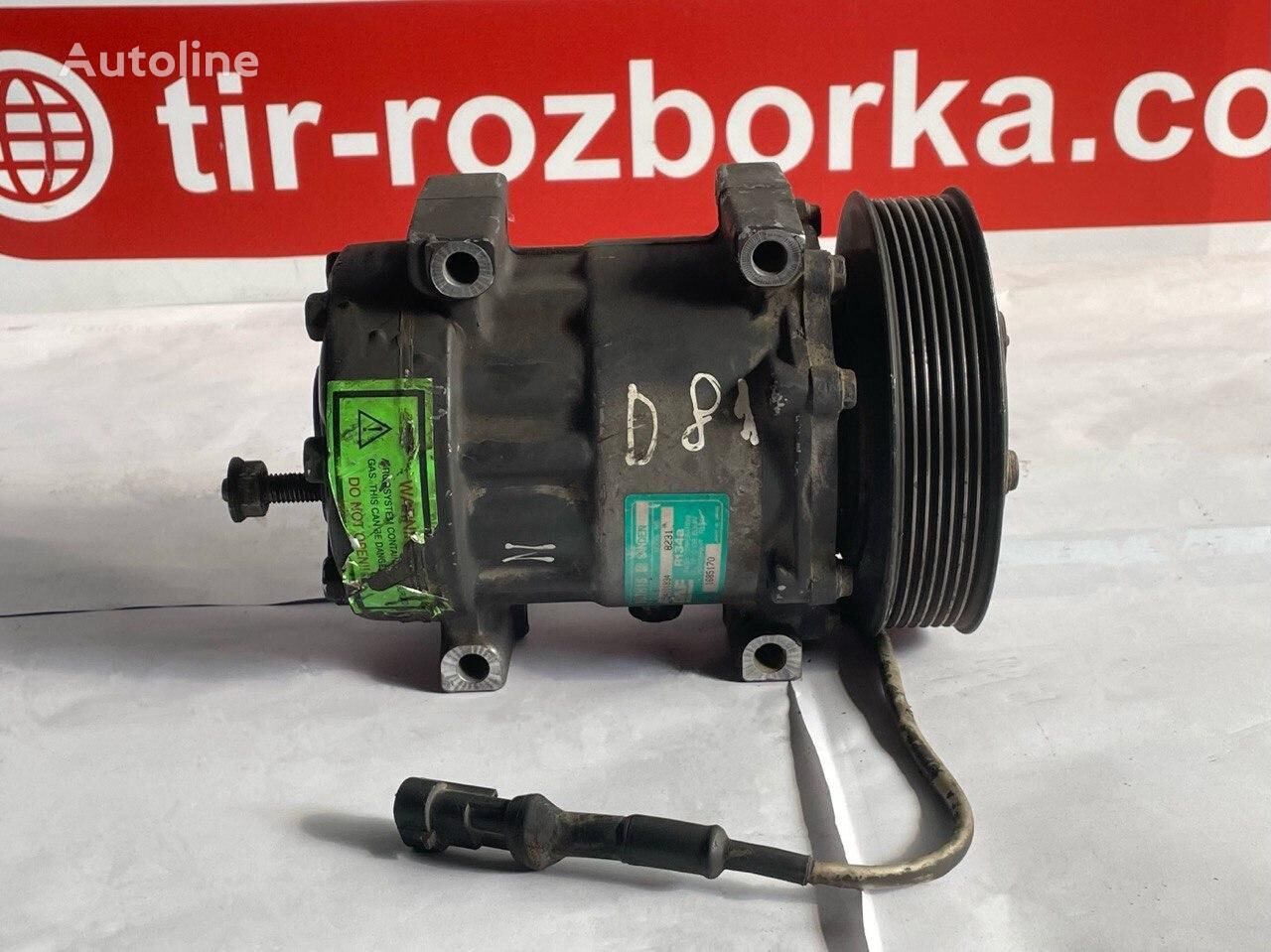 Sanden Kompresor kondytsionera DAF CF85/XF105 >2001 24V 1685170 AC compressor for DAF 85CF, XF105 truck