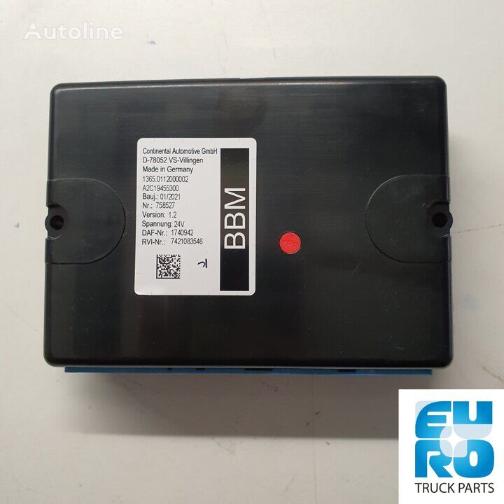 DAF ECU opbouw module BBM 1740942 modulador EBS para tractora