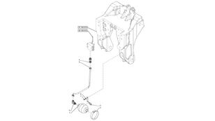 accumulateur 47361063 pour tracteur à roues New Holland T6090 T6070