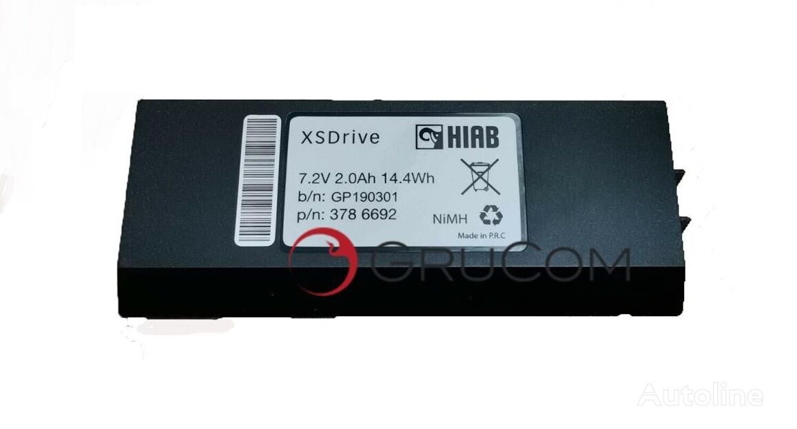 Batería original  Hiab 3786692,XS DRIVE 3786692 acumulador para grúa autocargante