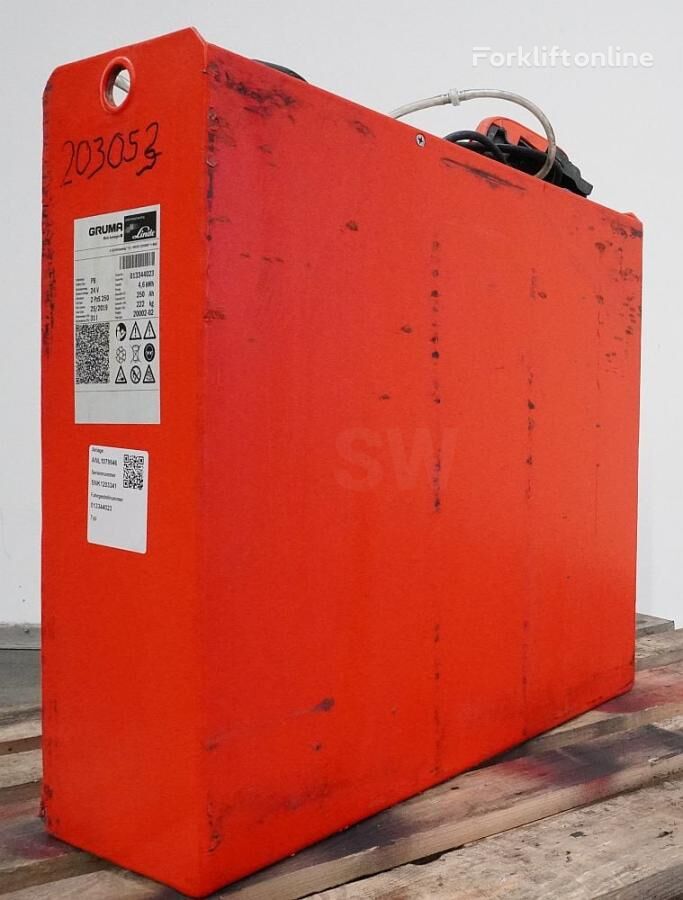 Gruma 24 Volt 2 PzS 250 Ah accumulator for electric forklift