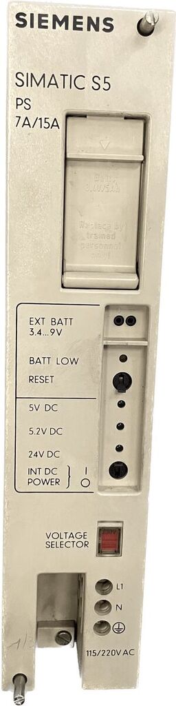 Siemens SIMATIC S5 6ES5951-7LD12 acumulador para robot industrial - Machineryline