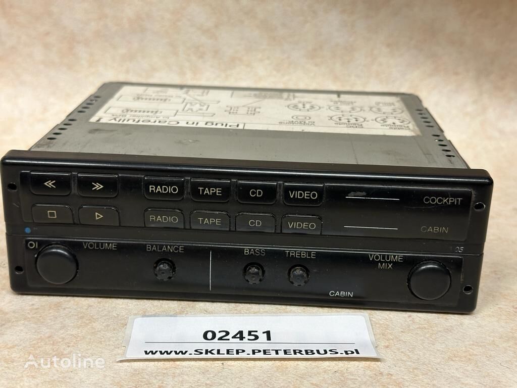 Blaupunkt BCA 05, nr 7 607 005 200 2 autoradio for bus