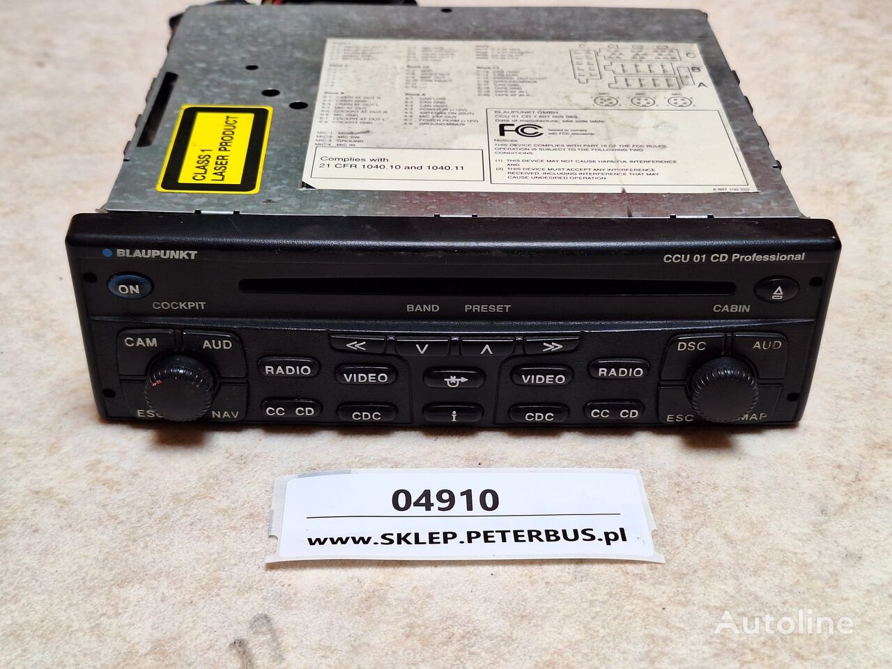 linja-auto Blaupunkt CCU 01 CD Professional autoradio