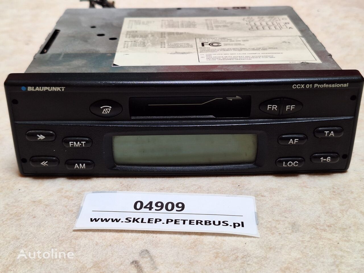 バスのためのBlaupunkt CCX 01 Professional, nr 7 607 272 003 自動無線