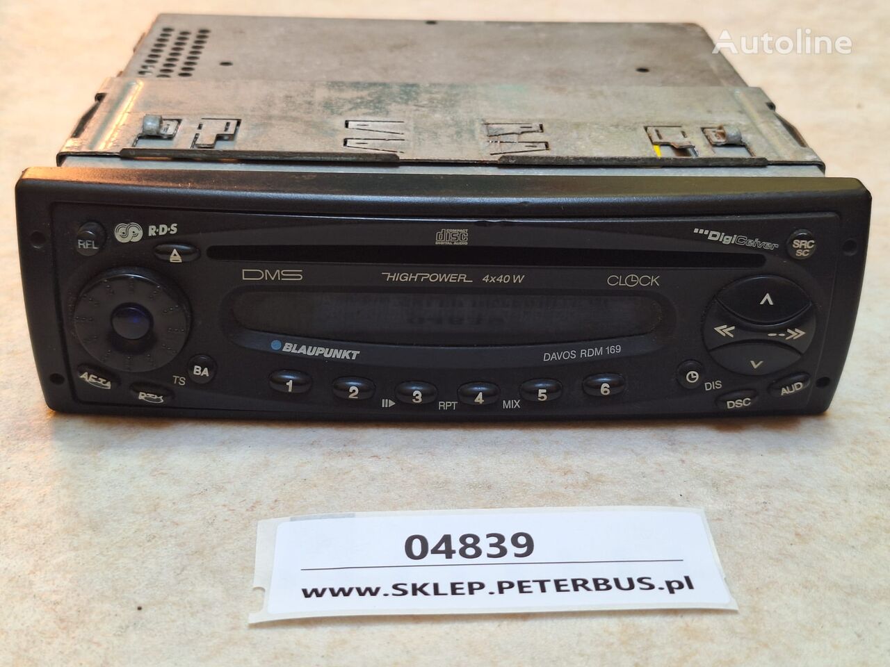 Blaupunkt DAVOS RDM 169 autoradio til bus