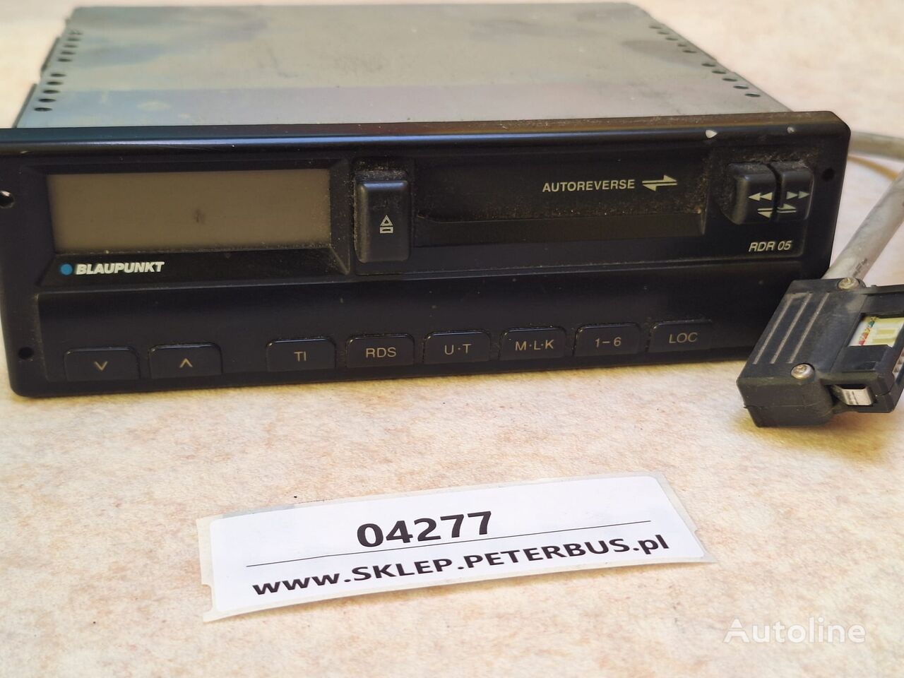 Blaupunkt RDR 05 bilradio for buss