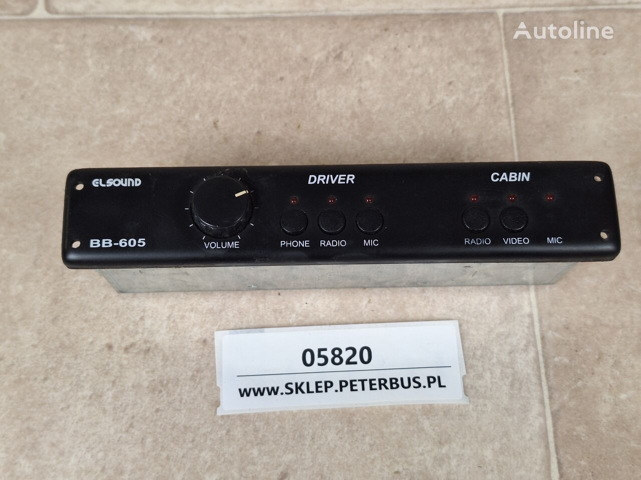 Radio samochodowe ELSOUND BB-605 do autobusu - Autoline