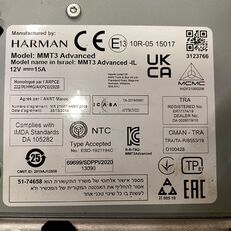 HARMA TGX 18.470 (01.20-) autórádió MAN TGL, TGM, TGS, TGX (2020-) nyergesvontató-hoz