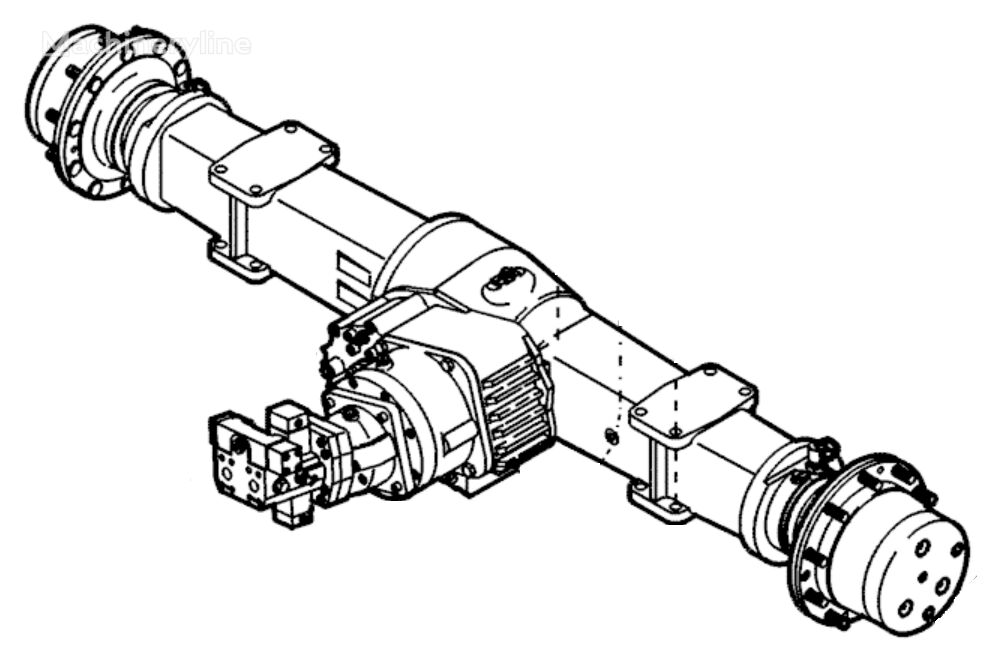 8911972 axle for Case WX185 excavator