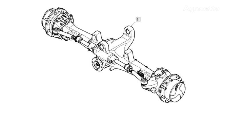 ось John Deere AL216508 для трактора колесного John Deere 6110