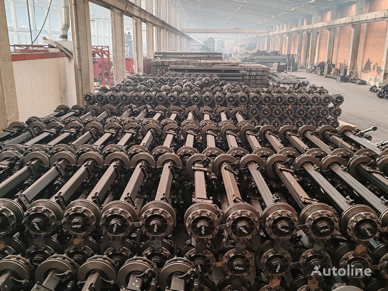 axle for RelaxParts SEMI TRAILER DRUM DISC STEERING   AXLE GERMAN TYPE 12T 13T 14T 16T DIRECTLY FROM MANUFACTURER COMPANY semi-trailer