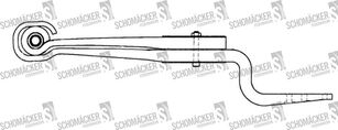 BPW Schomäcker O.E. 0508212840 beam spring for semi-trailer
