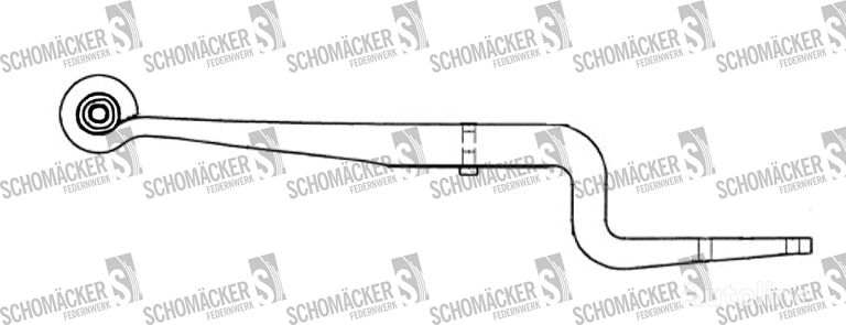 Gigant Resor Schomäcker 27177400, O.E. 649003 beam spring for semi-trailer