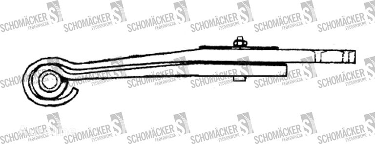 Kässbohrer Schomäcker 699369 69936900 beam spring for semi-trailer