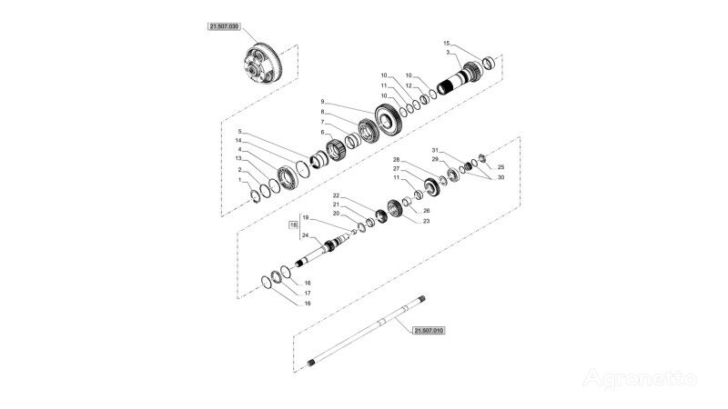 bearing for New Holland T6070 wheel tractor