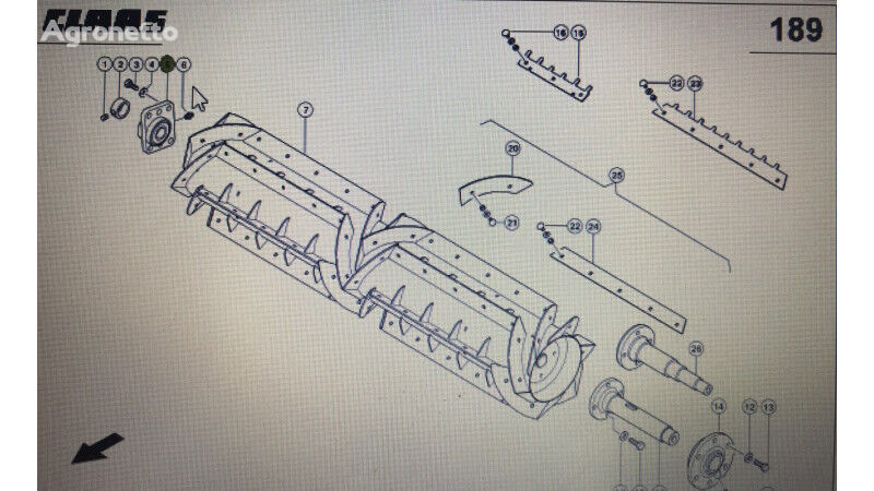 cojinete para Claas Lexion 580 670 750-730 410-405 460-440 760-750  cosechadora de cereales