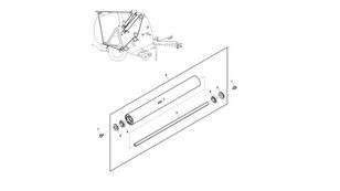 DC225443 tensor de correa para John Deere 960 cultivador