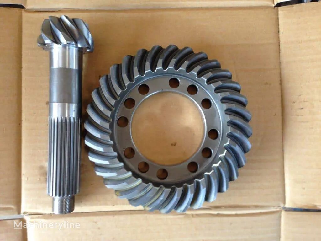 Coroana si pinion bevel gear pair for Komatsu WB93 backhoe loader