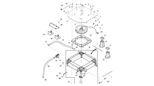 моторчик печки RE556940 для трактора гусеничного John Deere 9470RX